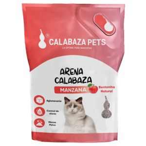 Calabaza Arena Para Gatos Aroma Manzana 10 Kg precio especial