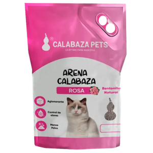 Calabaza Arena Para Gatos Aroma Rosa 10 Kg oferta