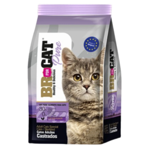BR For Cat Pure Gato Adulto Castrado Pollo 3 Kg mejor precio