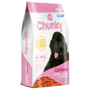 Chunky Cachorro Cordero Arroz y Salmón 8 kg