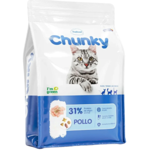 Chunky Gatos Pollo 8 Kg