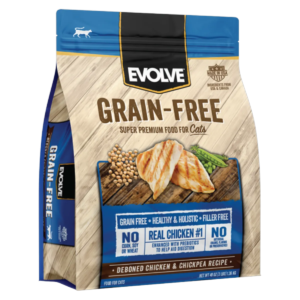 Evolve Gato libre de granos Pollo 4.98 Kg